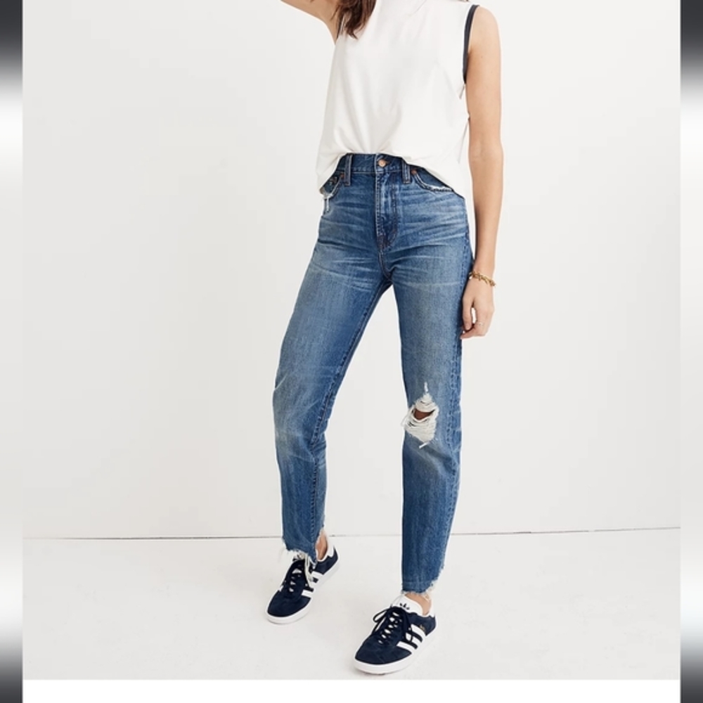 MADEWELL Destructed Summer Jean